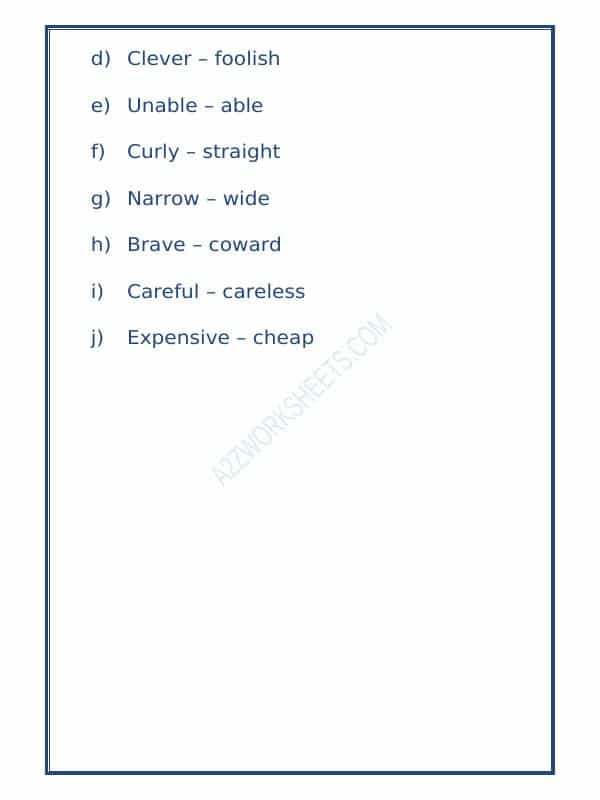 Class-Iv-English Adjectives Worksheet-03