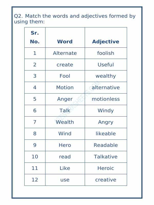 Class-V-English Adjectives Worksheet-06