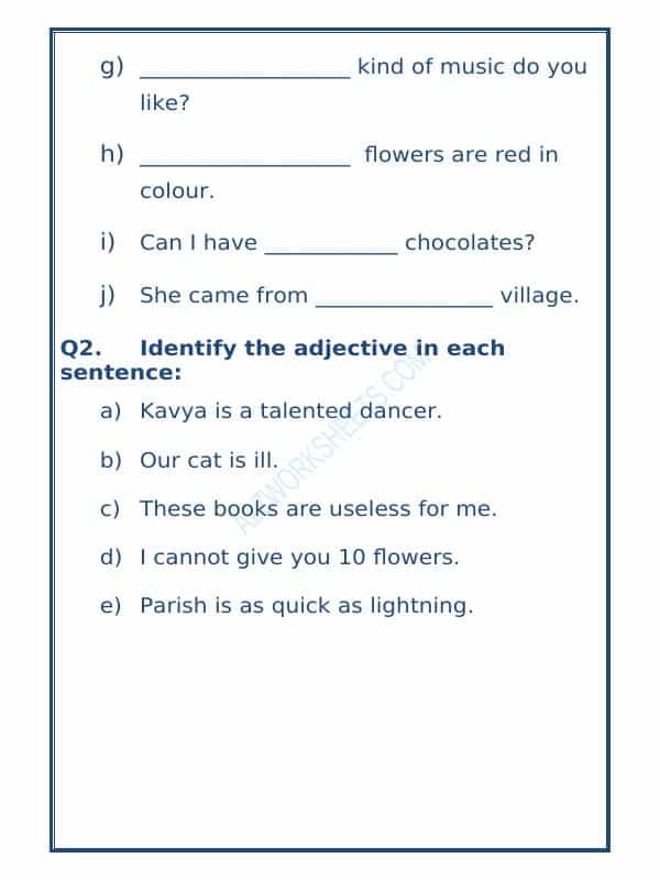 Class-Vi-English Adjectives Worksheet-02