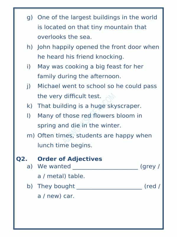 Class-Vi-English Adjectives Worksheet-03