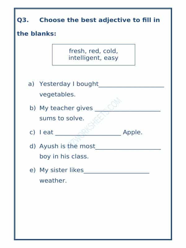 Class-L-Adjectives Worksheet-01