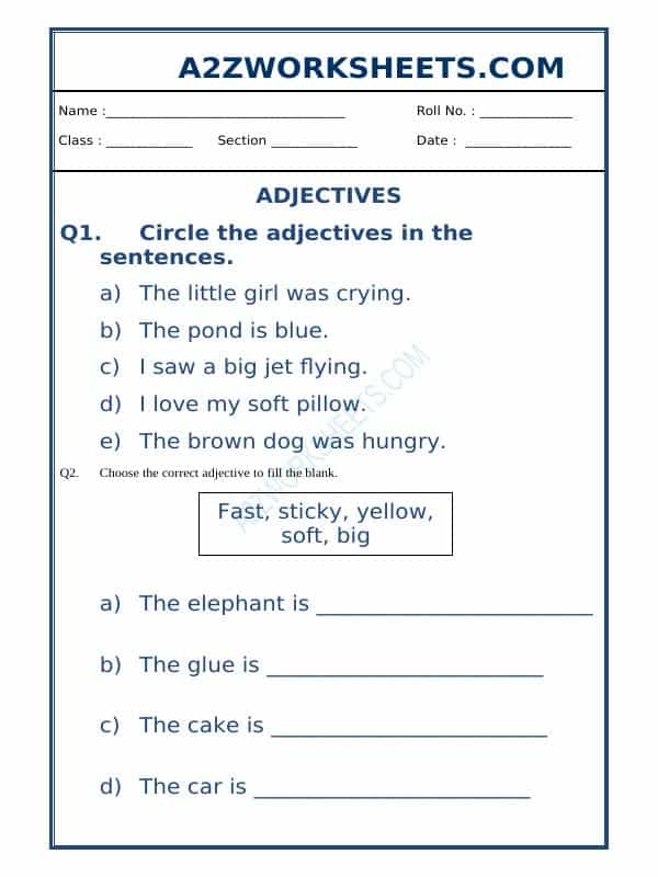 Class-L-Adjectives Worksheet-04