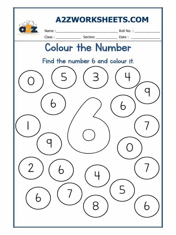 Colour The Number-07