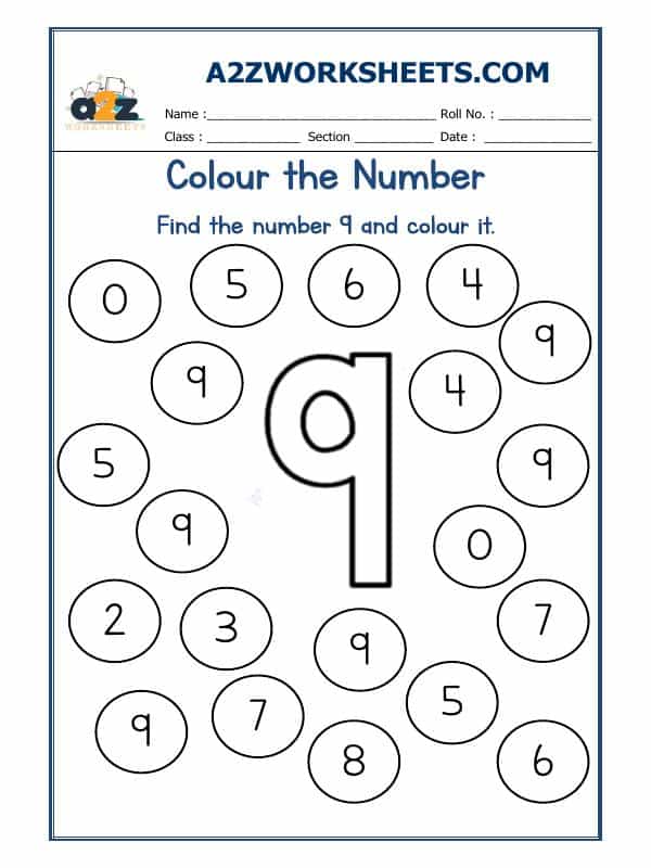 Colour The Number-10