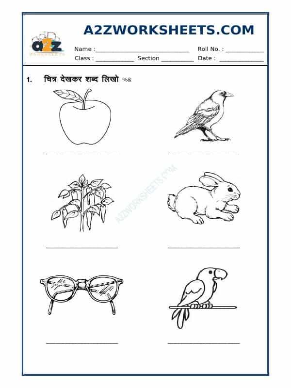 Hindi Sentence Making - Worksheet-02