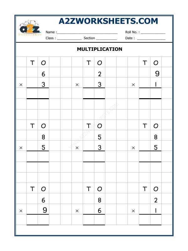 Multiplication Worksheet-02