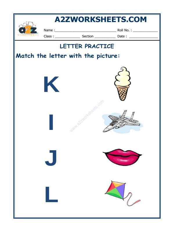 Match The Letter With The Picture-03