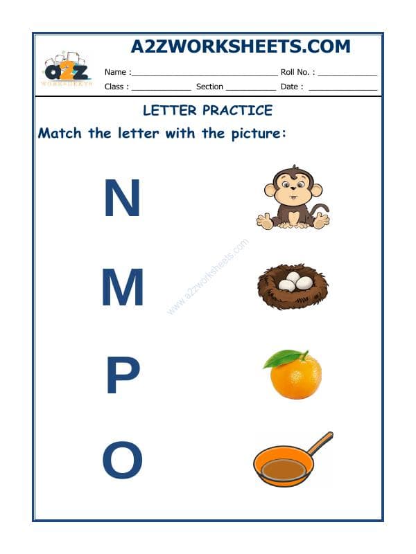 Match The Letter With The Picture-04