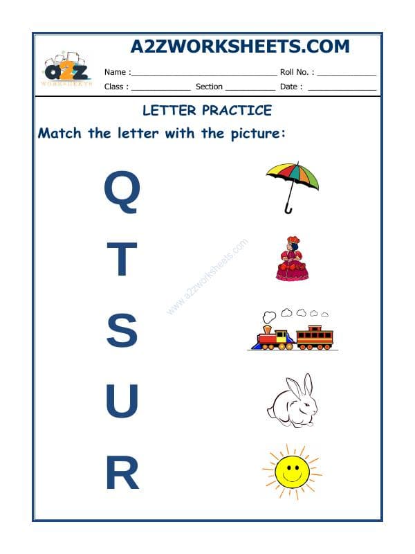 Match The Letter With The Picture-05