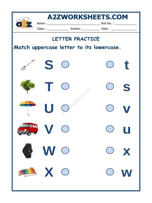 Match The Letter With The Picture-12