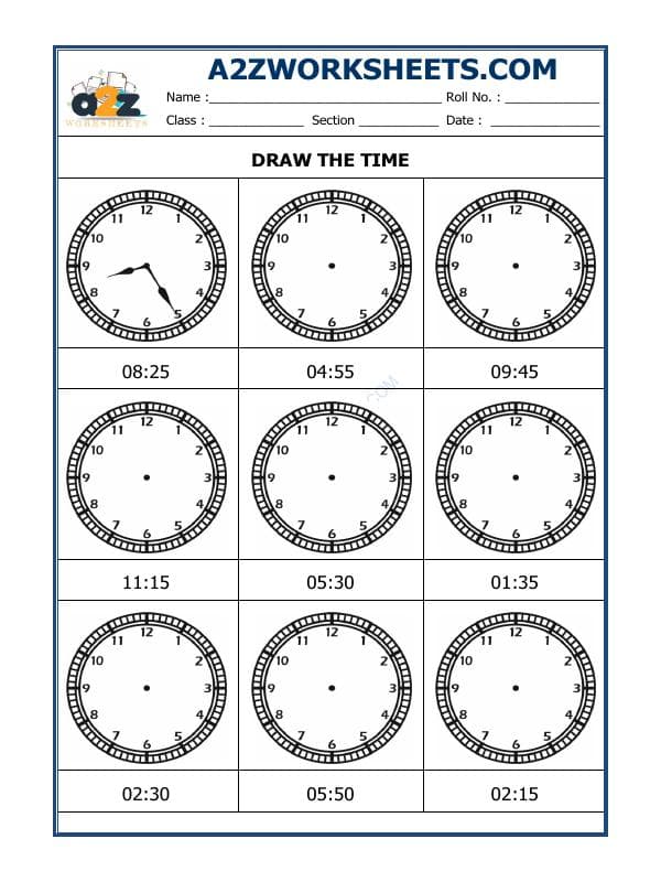 Draw The Time - 10