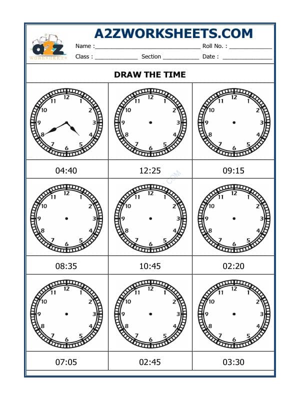 Draw The Time - 11