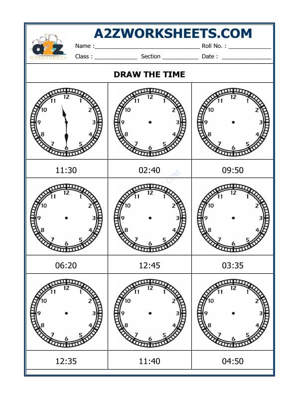 Draw The Time - 13