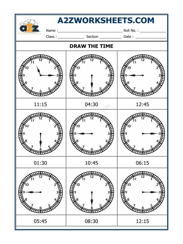 Draw The Time - 34