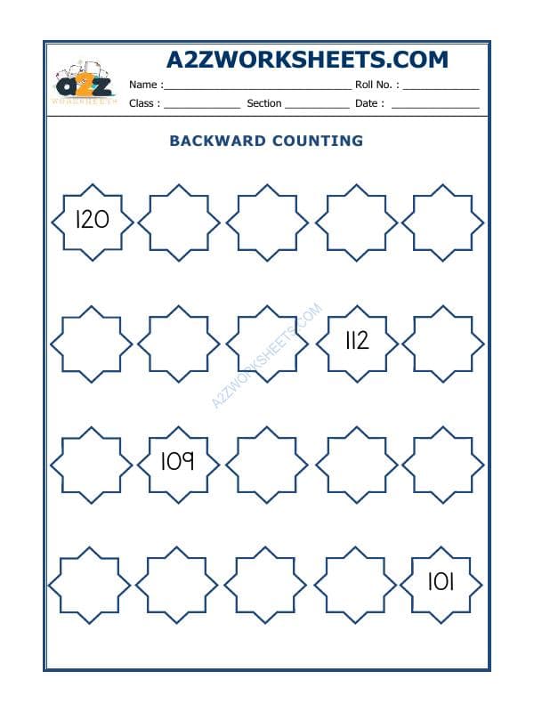 Backward Counting - 26