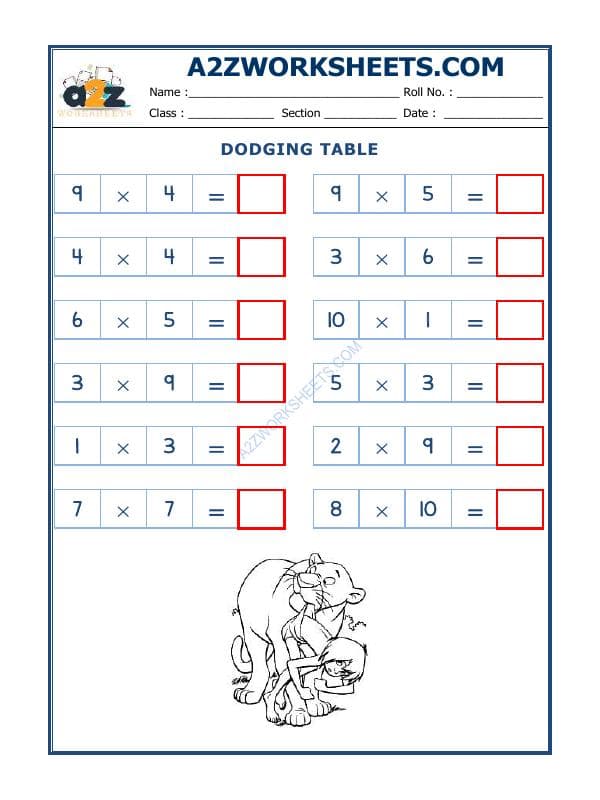 Dodging Table - 09