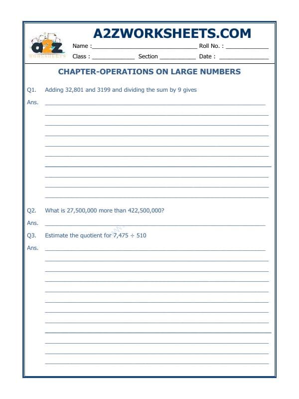 Operations On Large Numbers-02
