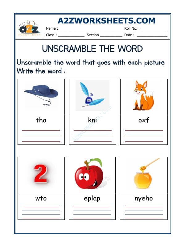 Unscramble The Word-07