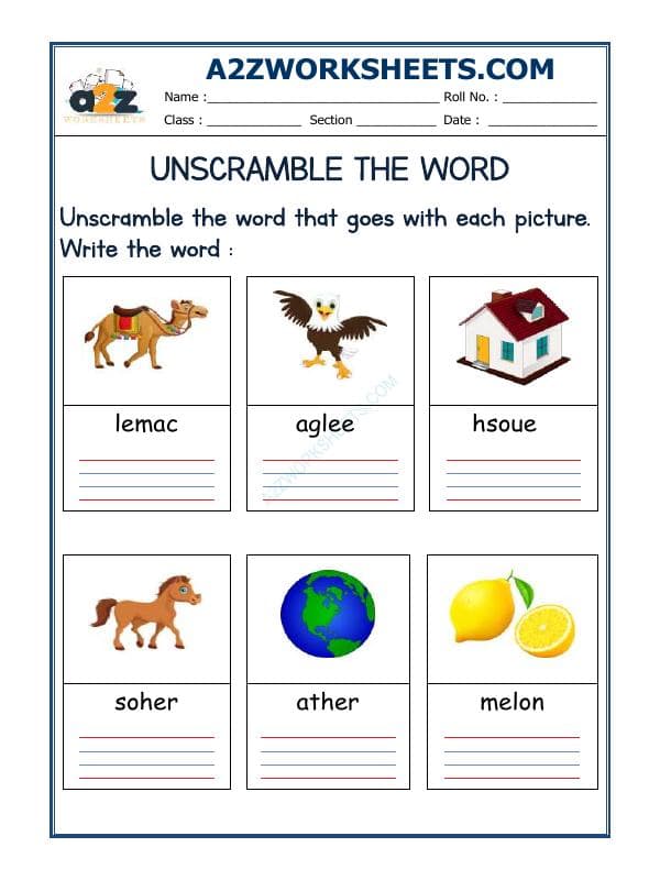 Unscramble The Word-08