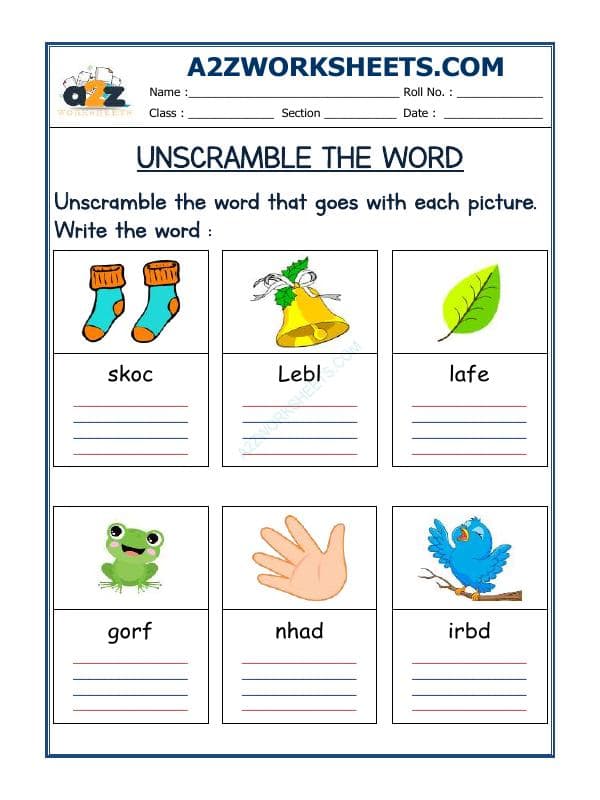 Unscramble The Word-11