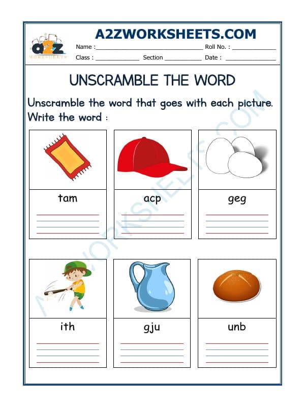 Unscramble The Word-15