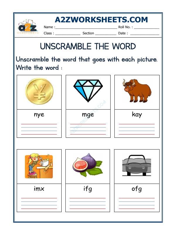 Unscramble The Word-27