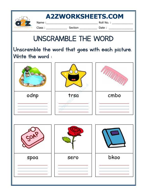 Unscramble The Word-34