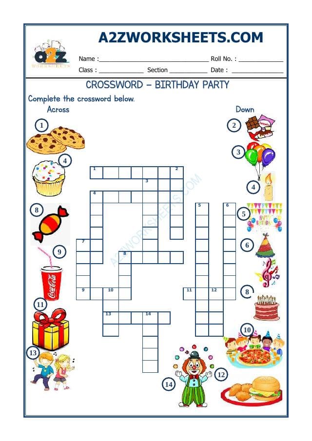 Cross Word -Birthday Party-02