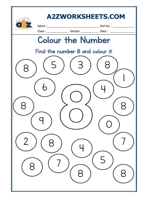 Colour The Number-09