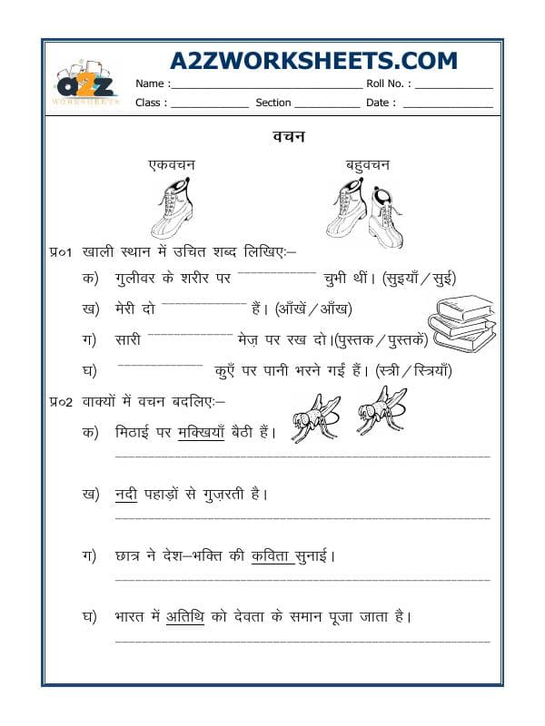 Hindi Grammar- Singular Plural In Hindi